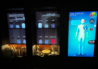 Ajman Museum Medical video display