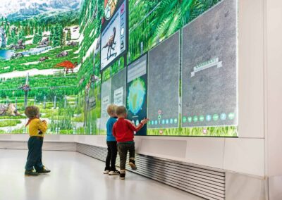 Edmonton Public Library video wall