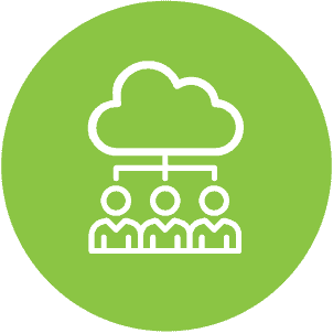 cloud-based meetings icon