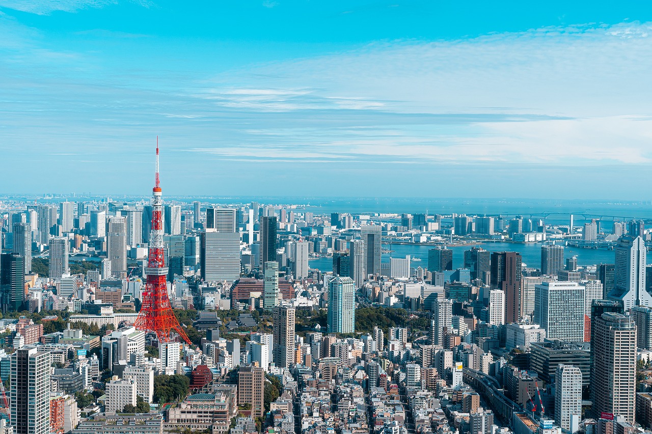 Tokyo Tower - Image by Pharaoh_EZYPT from Pixabay