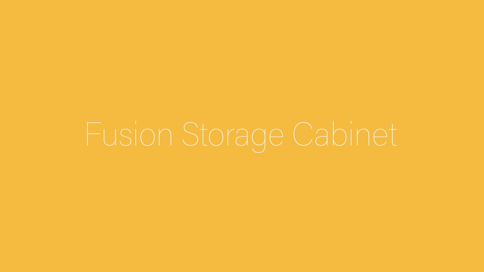 Fusion storage cabinet text