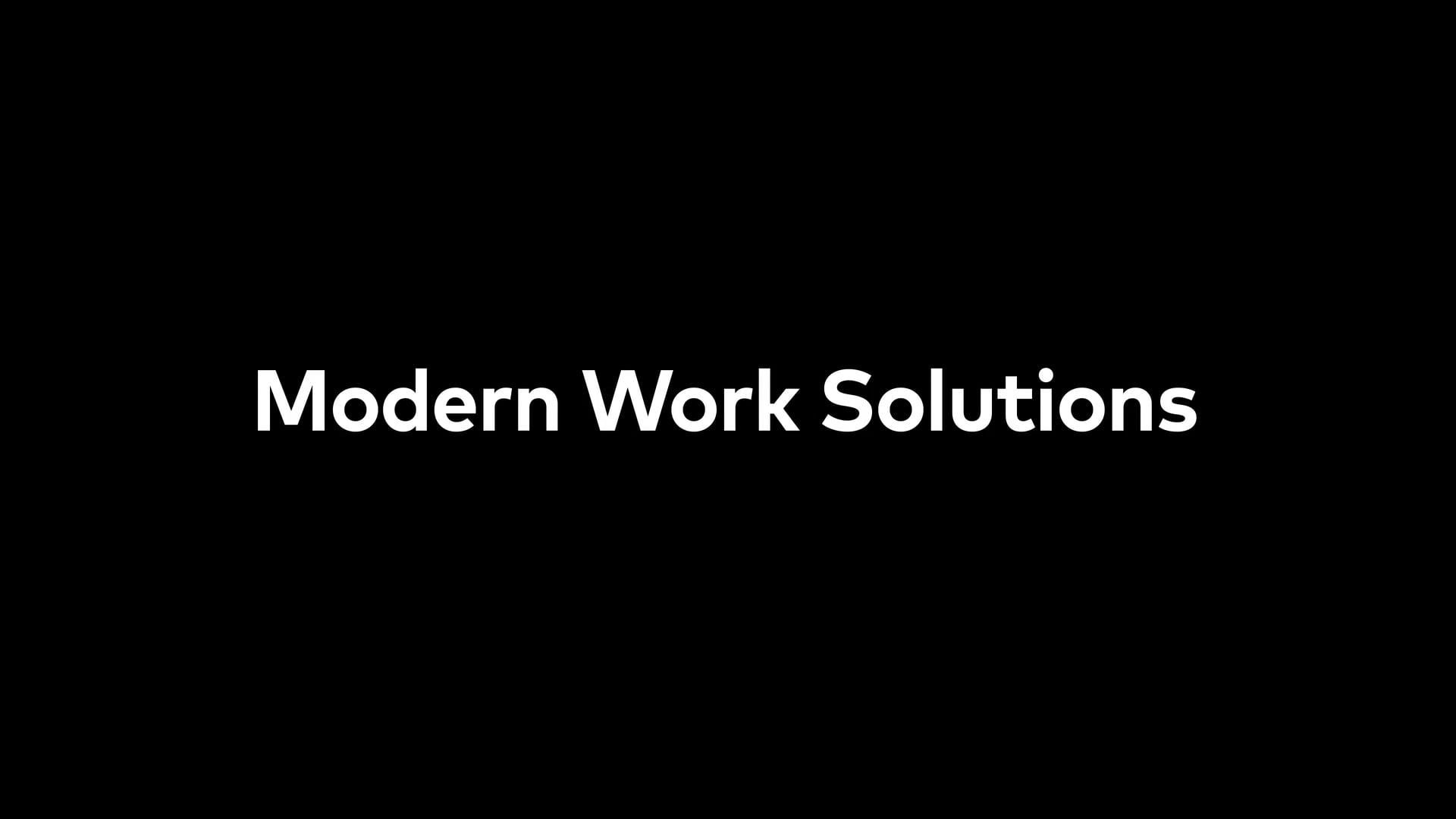 Crestron Modern Work Solutions