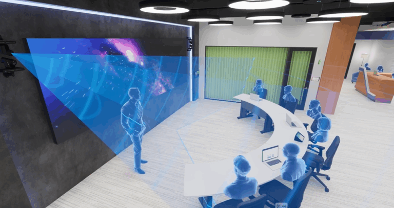 Signature Microsoft Teams Room in VR Design